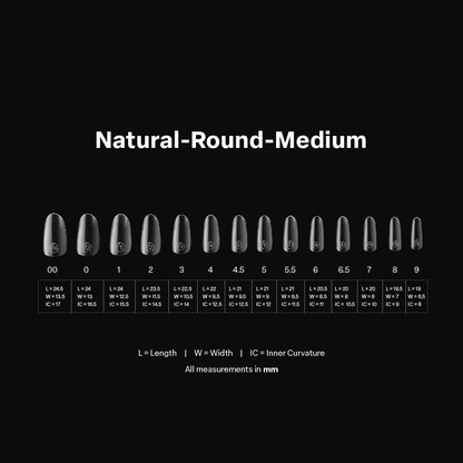 Apres Gel-X Round Medium Tips 280pcs