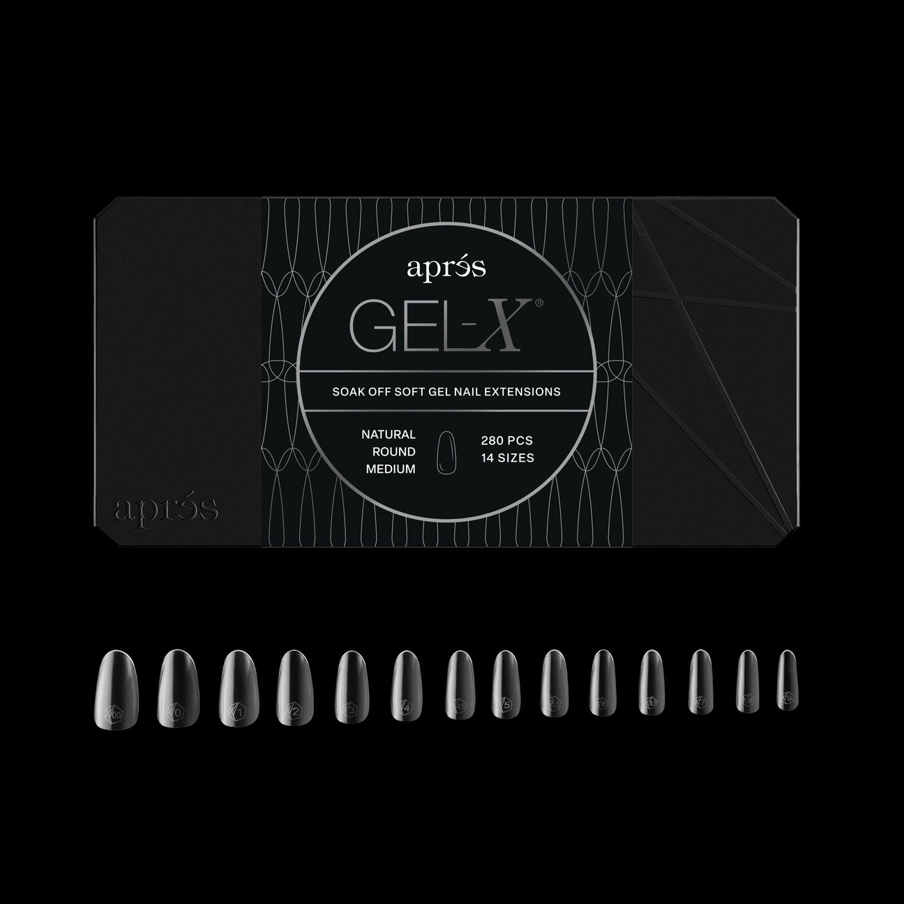 Apres Gel-X Sculpted Round Tips Box 280pcs