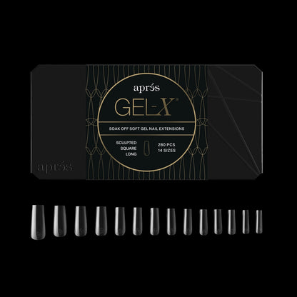 Apres Square Long Soft Gel Tips Mini