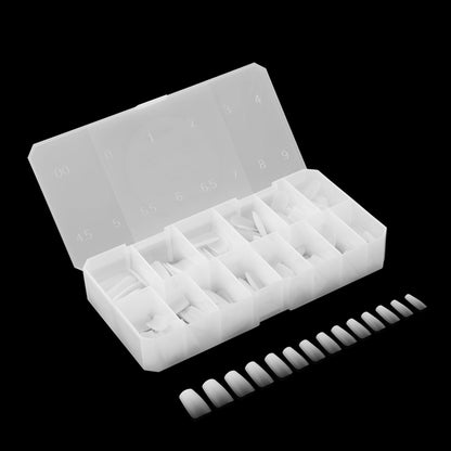 Apres Gel-X Natural Square Medium professional nail tips