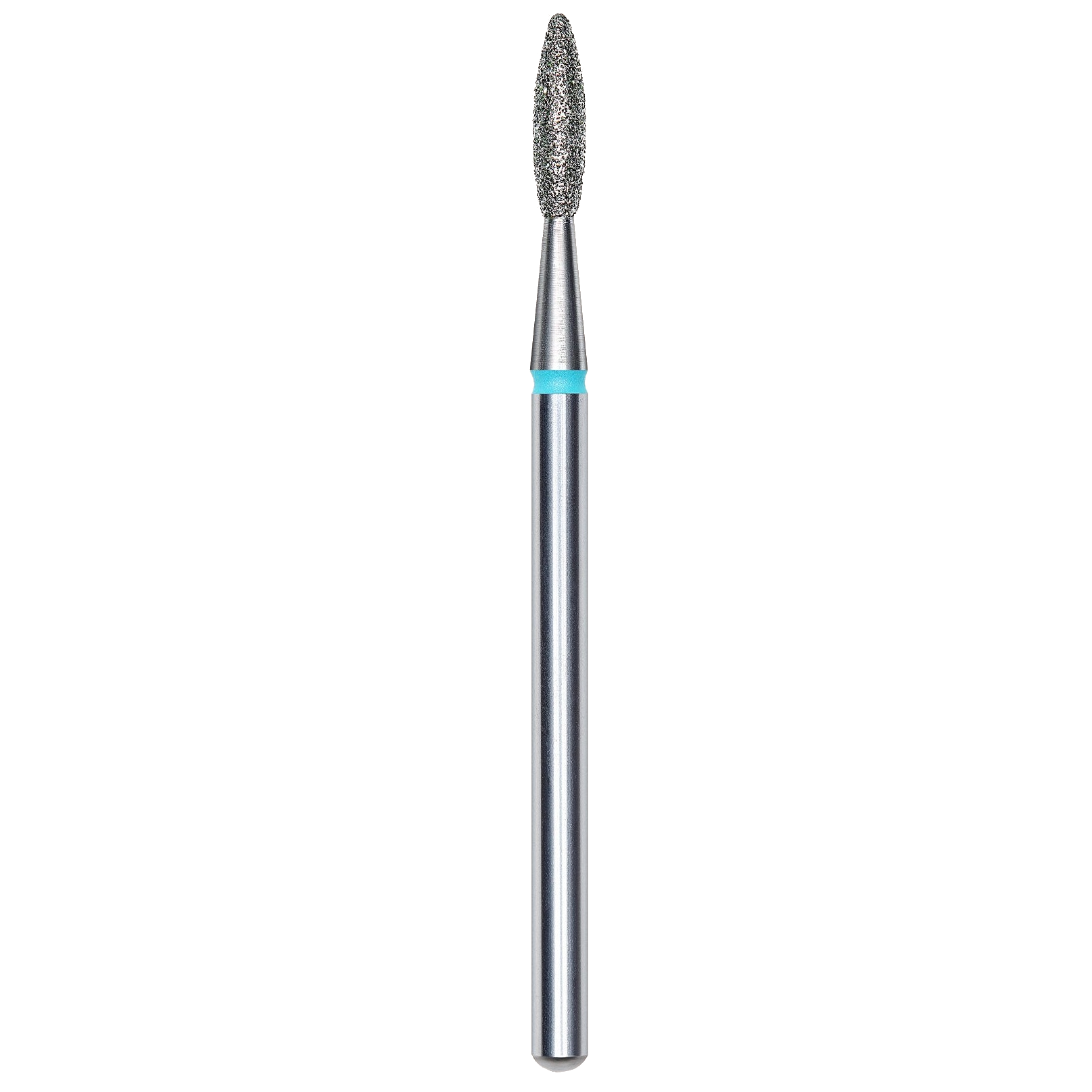 DIAMOND NAIL DRILL BIT, "FLAME", BLUE, HEAD DIAMETER 2.1/8MM (FA10B021/8) - STALEKS™