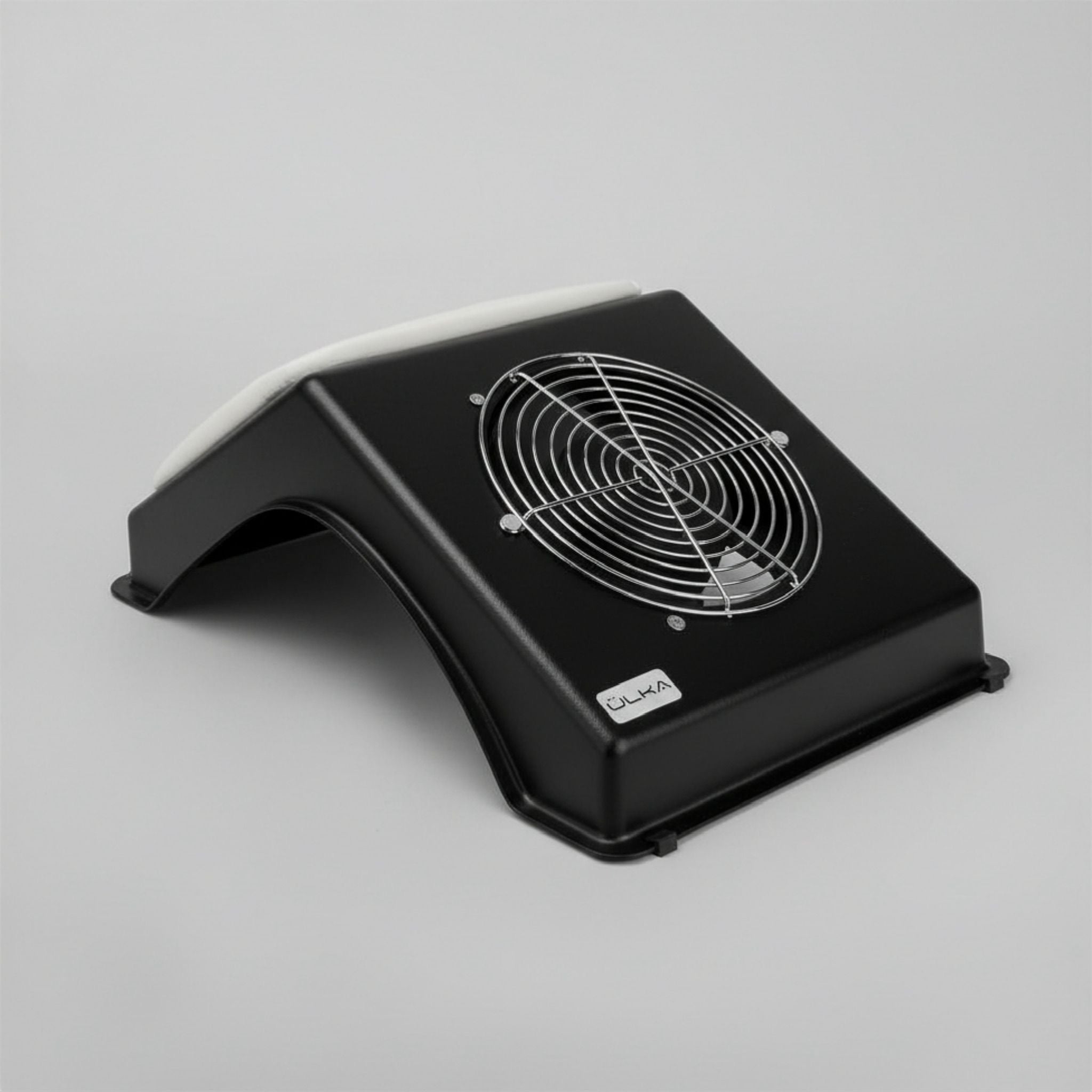 ULKA - Desktop Nail Dust Collector Black SOFT X2 With White Soft Pad