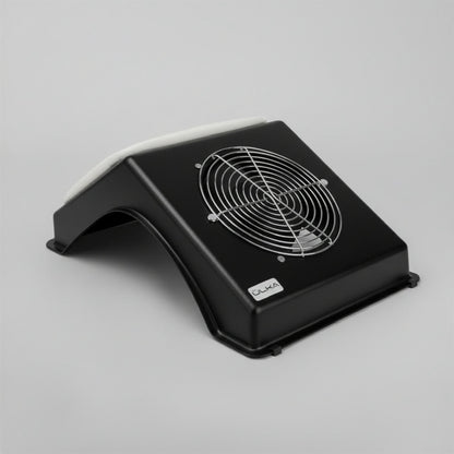 ULKA SOFT X2 Desktop Nail Dust Collector Black with White Soft Pad