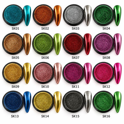 Chrome Mirror Effect Powder Pearl 
