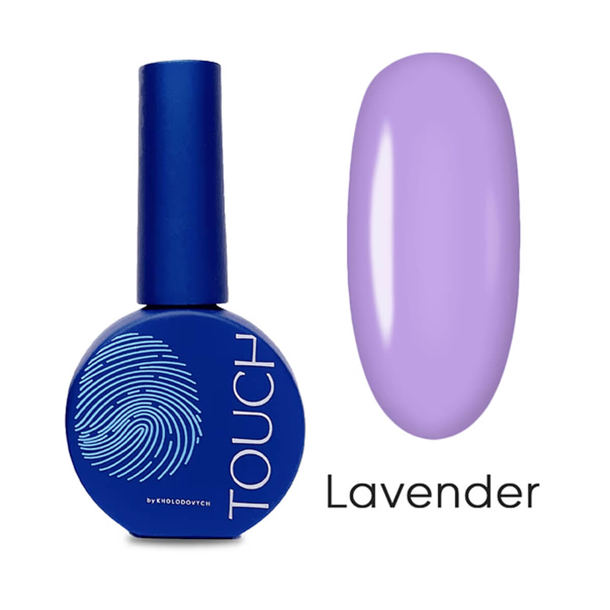 TOUCH Cover Base Lavender, 13ml, violet closed bottle