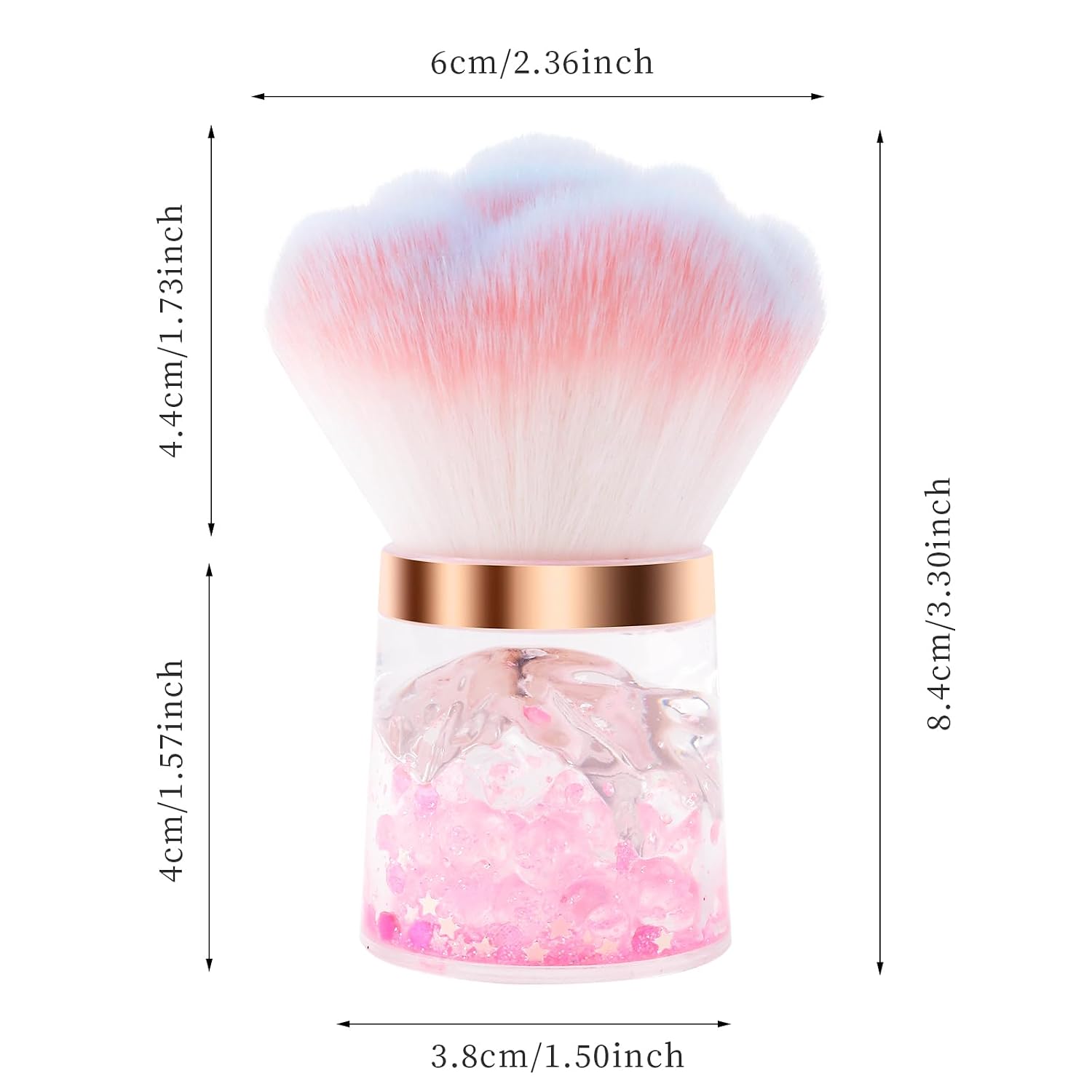 Crystal Nail Dust Brush