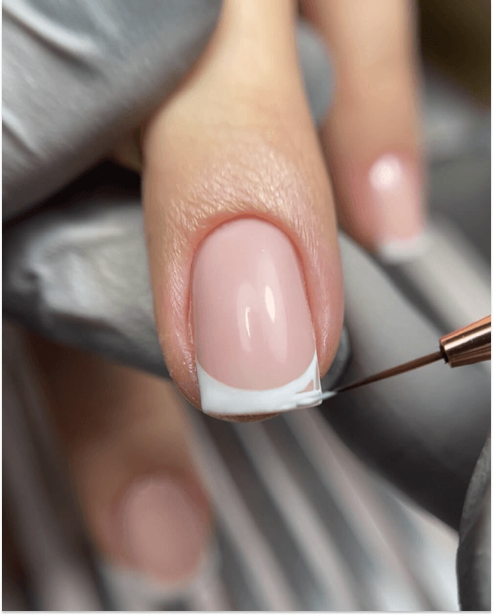 DARK dual nail brush liner and flat