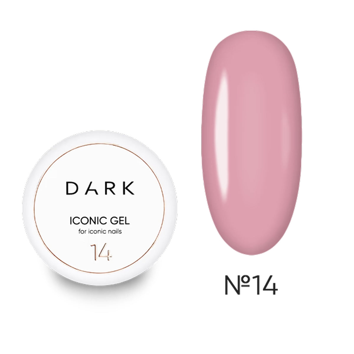 Dark Iconic Gel #14, 15ml	