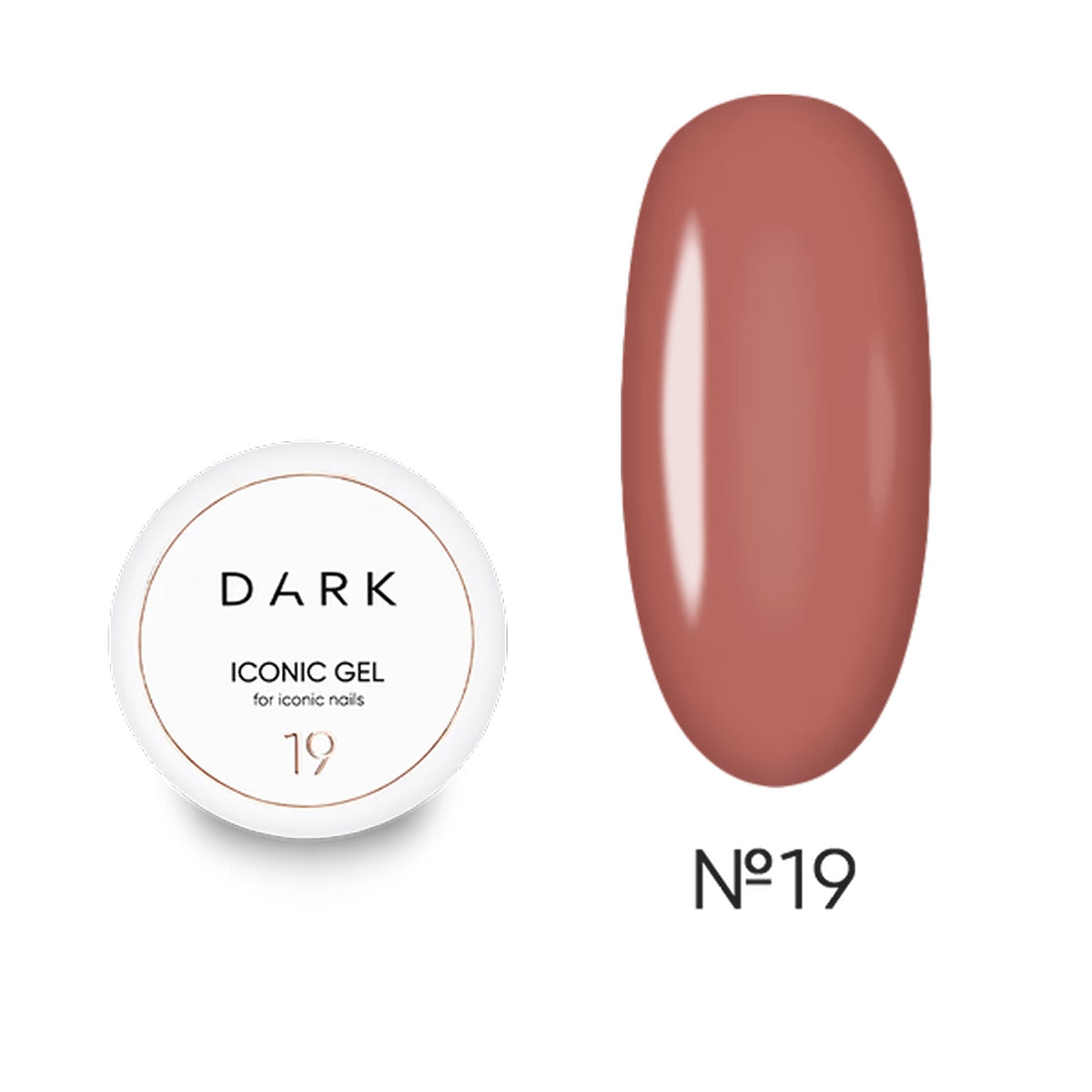DARK - Iconic Gel #19, 15ml	