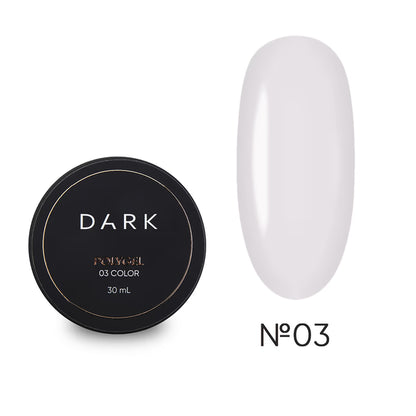 DARK - Polygel 03, 30ml (Jar)