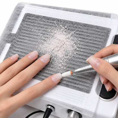 White non-woven disposable filter sheets for manicure dust collectors