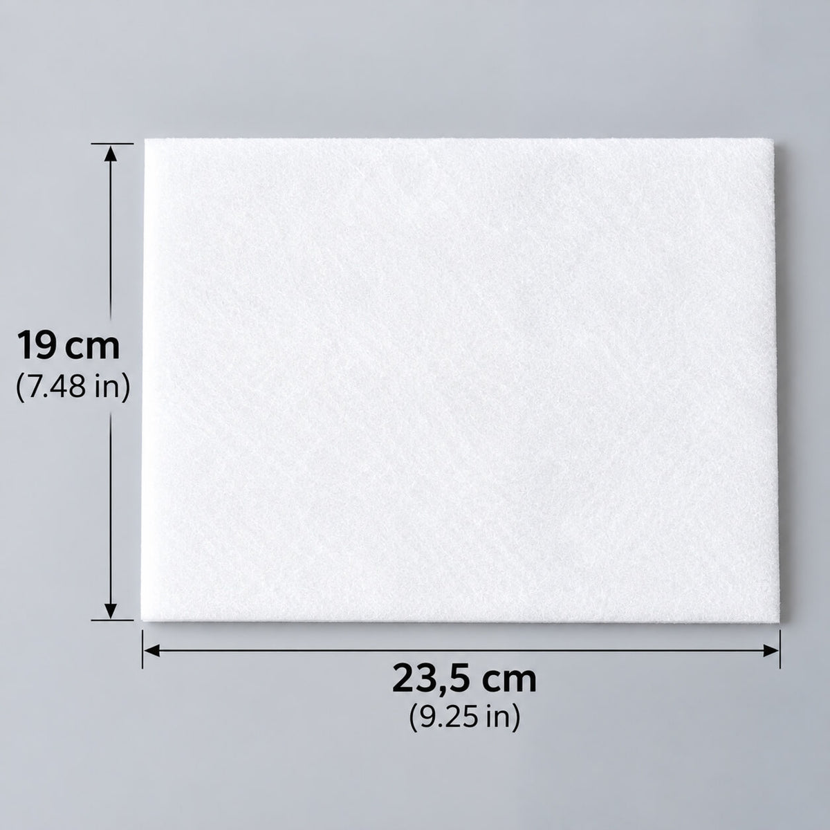 Filter sheets 100 pcs, 9.25 × 7.48 inches