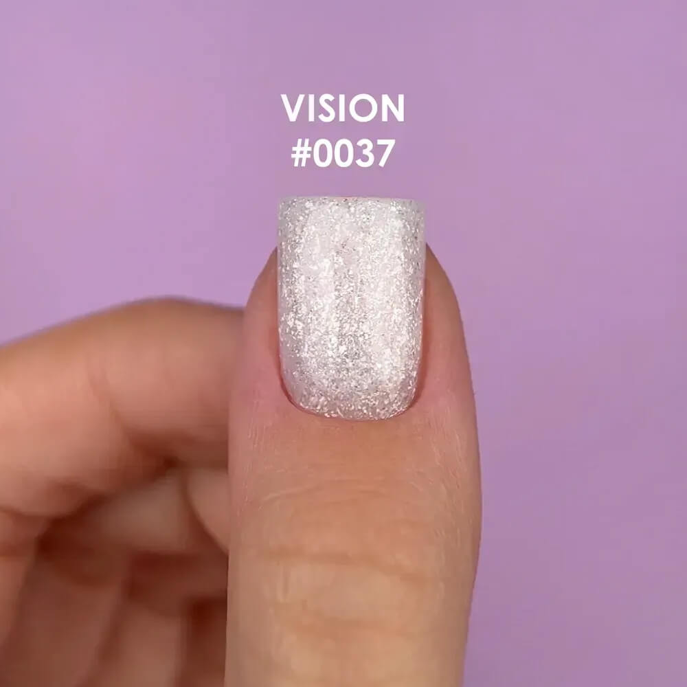DNKa Builder Gel #0037 Vision — label close-up, milky white shade