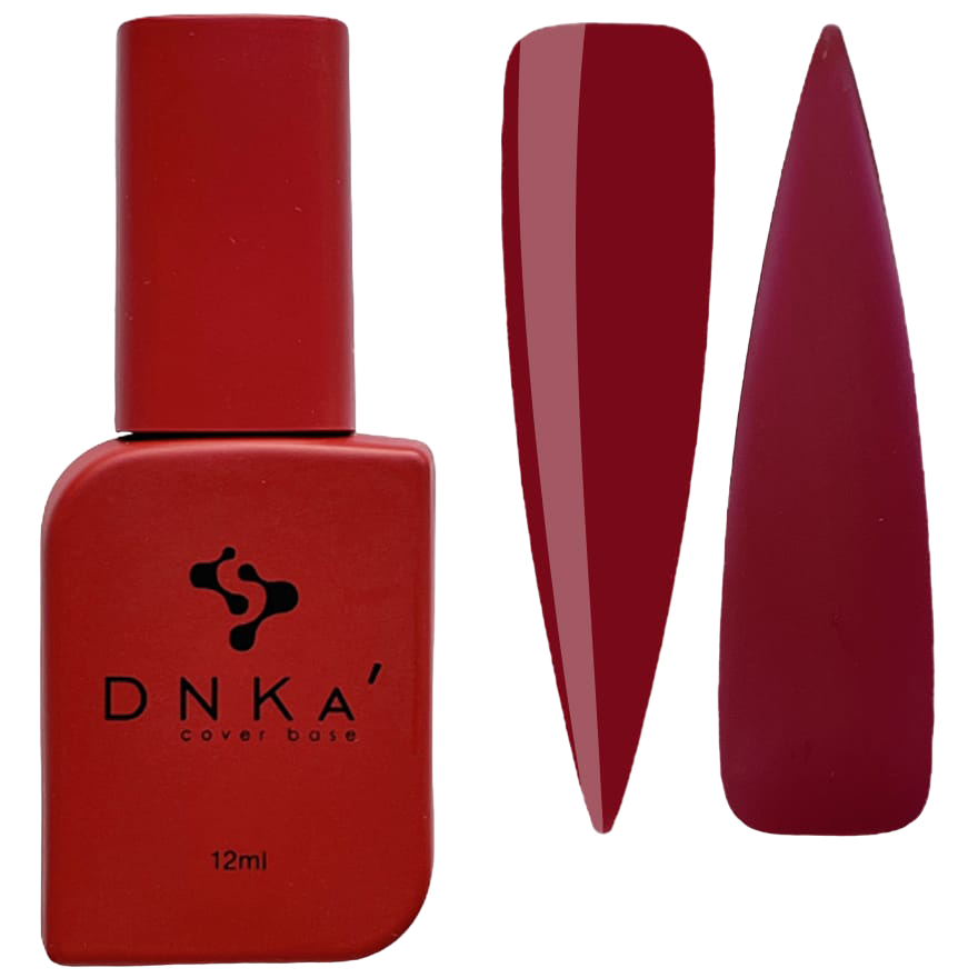 Bottle of DNKa Cover Base #0004 Sexy on a white background