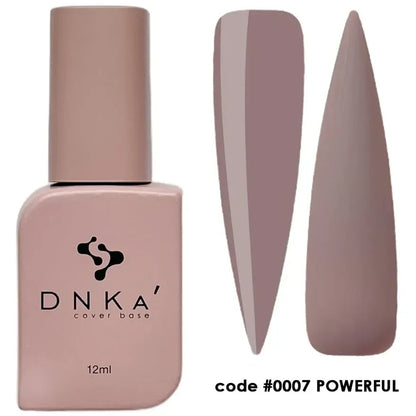 DNKa Cover Base #0007 Powerful shown in 12ml and 30ml sizes together