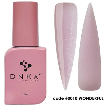 DNKa Cover Base #0010 Wonderful shown in 12ml and 30ml sizes together
