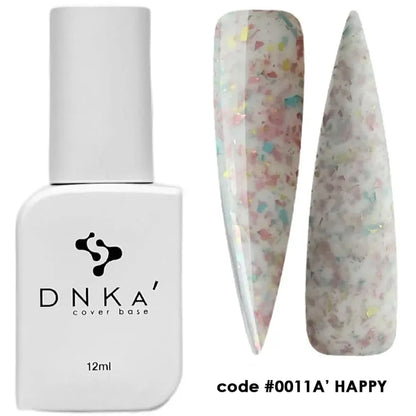 DNKa Cover Base #0011A Happy bottle on a white background