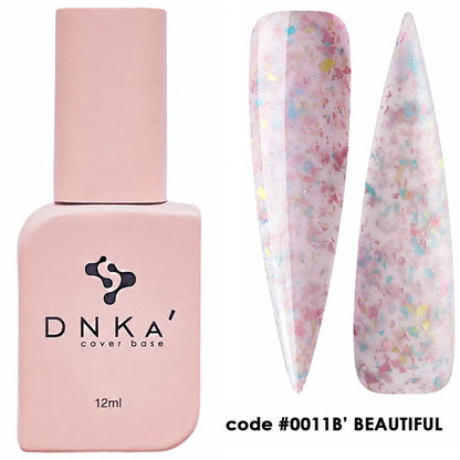 DNKa Cover Base #0011B Beautiful bottle on a white background