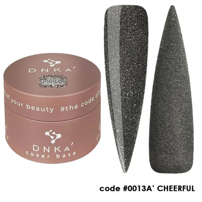 Finished matte manicure using DNKa Cover Base #0013A Cheerful
