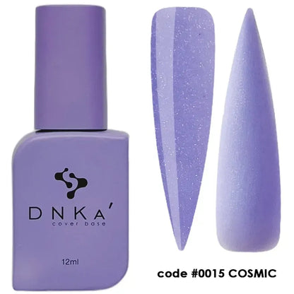 DNKa Cover Base #0015 Cosmic, 12ml bottle next to the 30ml size