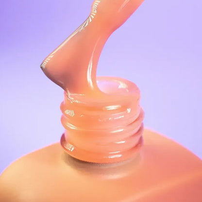 Close-up of the peach-orange shade of DNKa Cover Base #0017 Kind