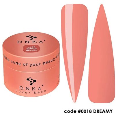 DNKa Cover Base #0018 Dreamy label showing the shade name and volume