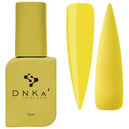 DNKa Cover Base #0021 Sunny Yellow bottle on a white background