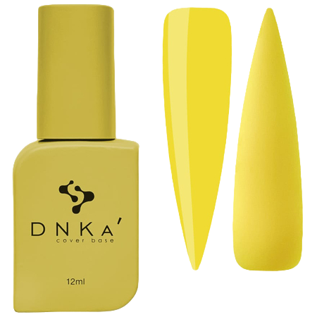 DNKa Cover Base #0021 Sunny Yellow bottle on a white background