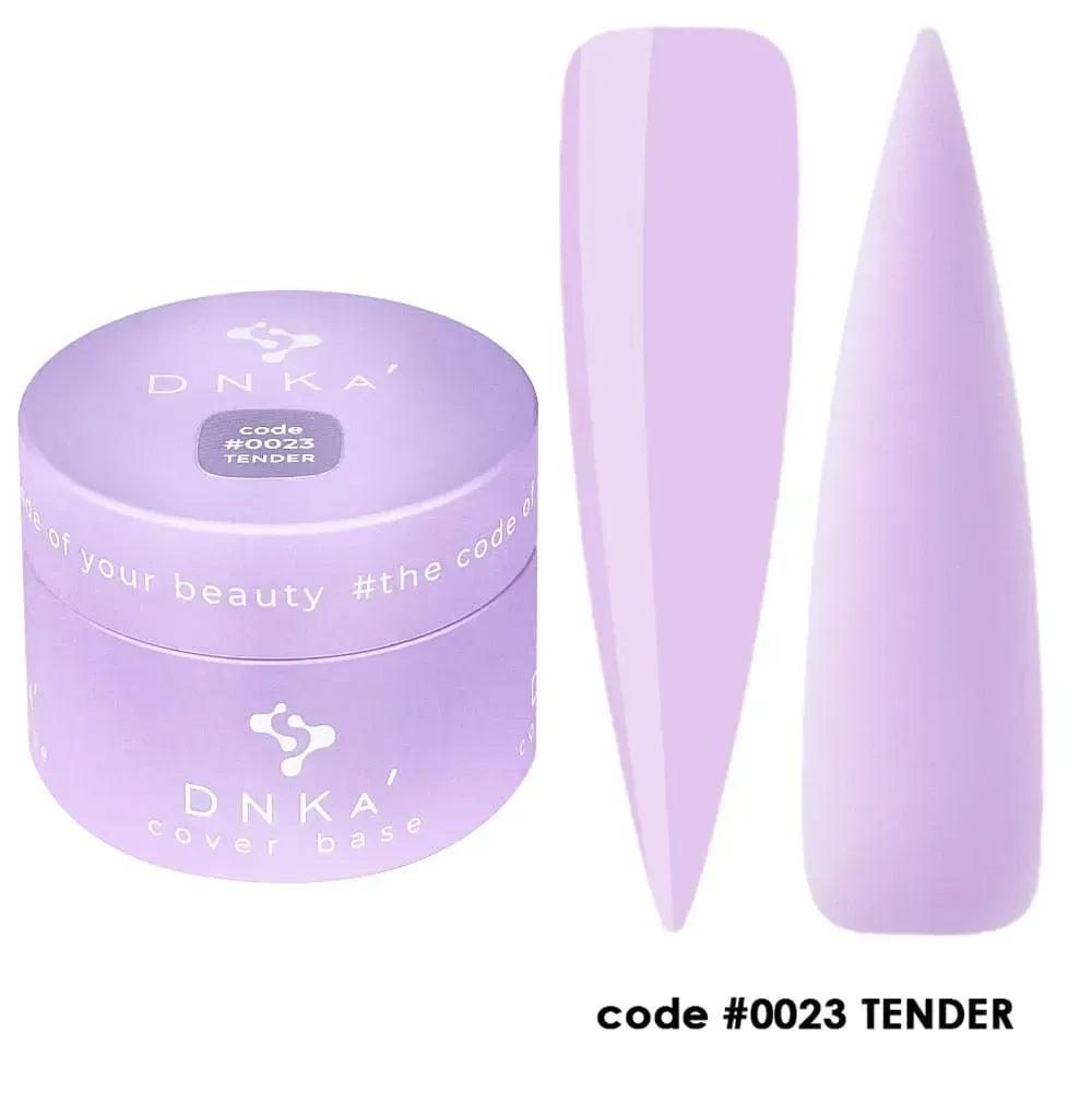 DNKa Cover Base #0023 Tender is a professional camouflage base in a light lilac shade