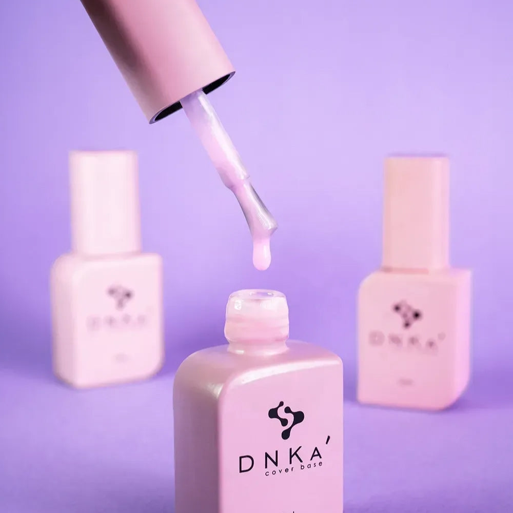 DNKa Cover Base #0026 Sweet applied to the nail plate