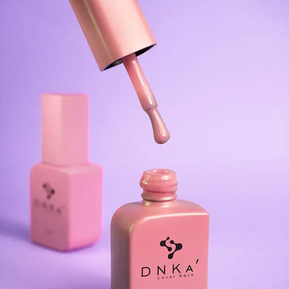 DNKa Cover Base #0027 Serious applied to the nail plate