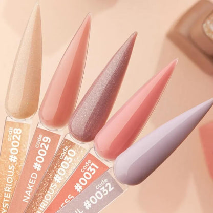 DNKa Cover Base #0028 Mysterious sandy holographic shimmer gel