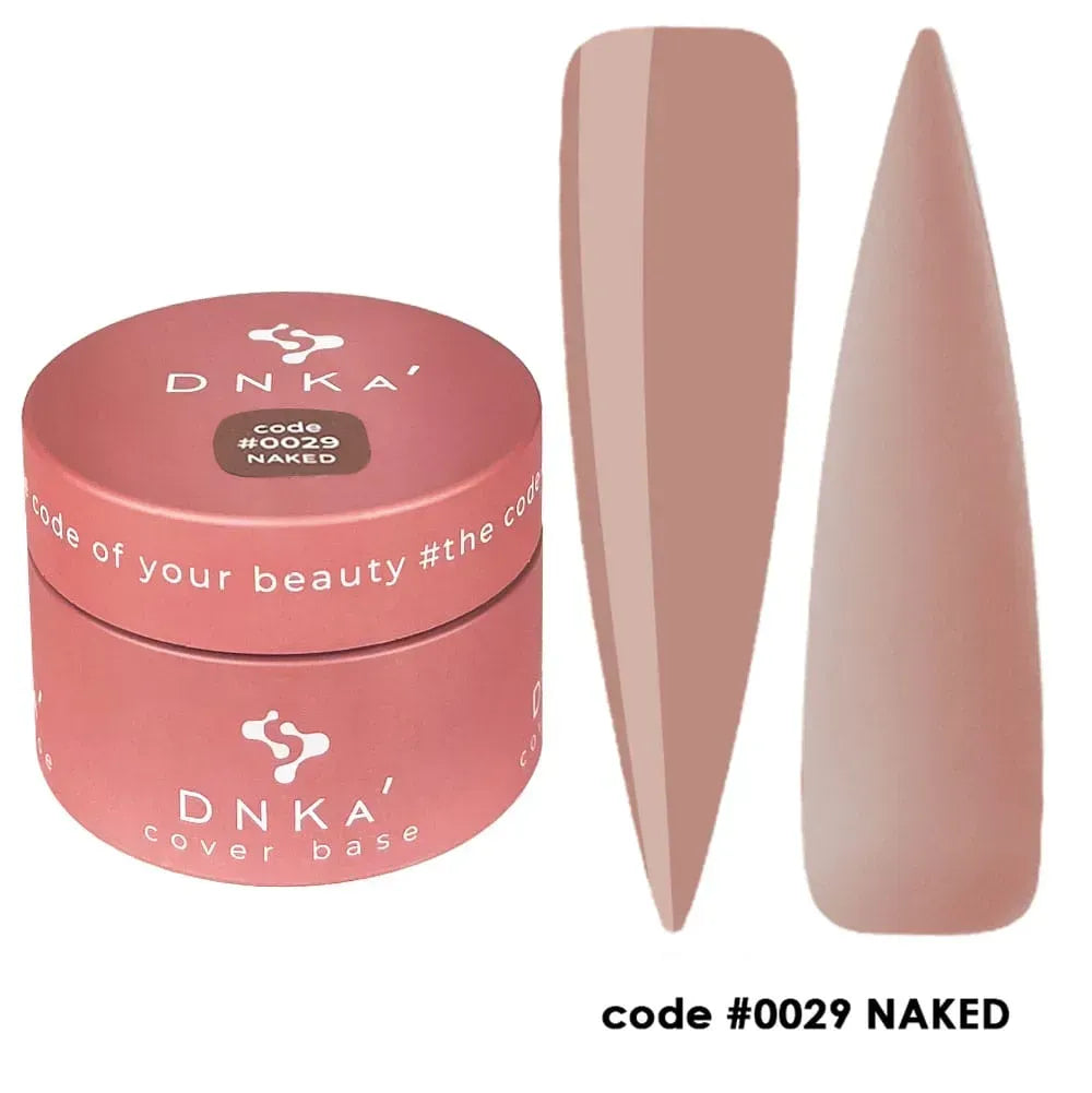DNKa Cover Base #0029 Naked bottle held next to a manicured hand