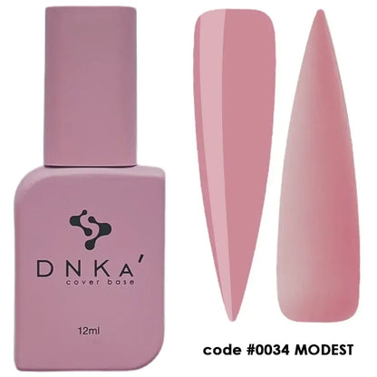 DNKa Cover Base #0034 Modest classic pink gel swatch