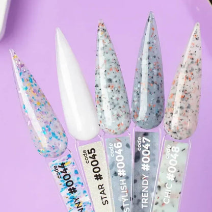 DNKa Cover Base #0044 Funny applied to natural nails