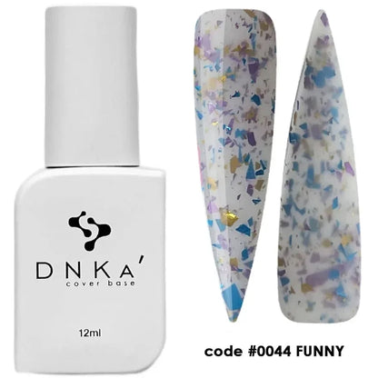 DNKa Cover Base #0044 Funny bottle next to DNKa top coat