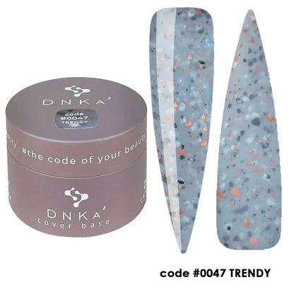 DNKa Cover Base #0047 Trendy aqua turquoise gel swatch