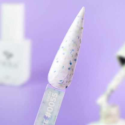 DNKa Cover Base #0055 Favourite applied to natural nails