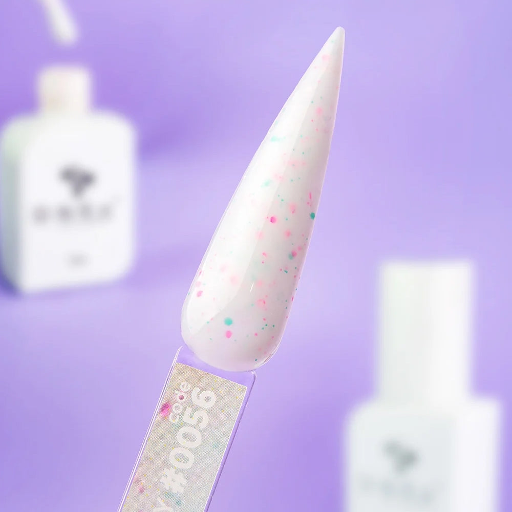 DNKa Cover Base #0056 Fairy applied to natural nails
