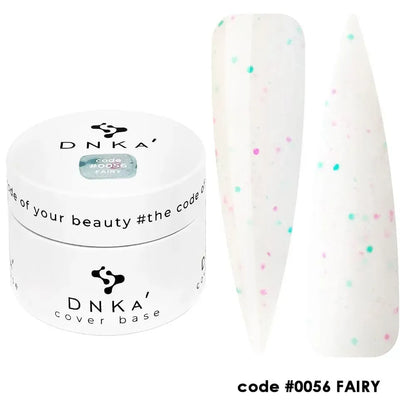 DNKa Cover Base #0056 Fairy bottle next to DNKa top coat