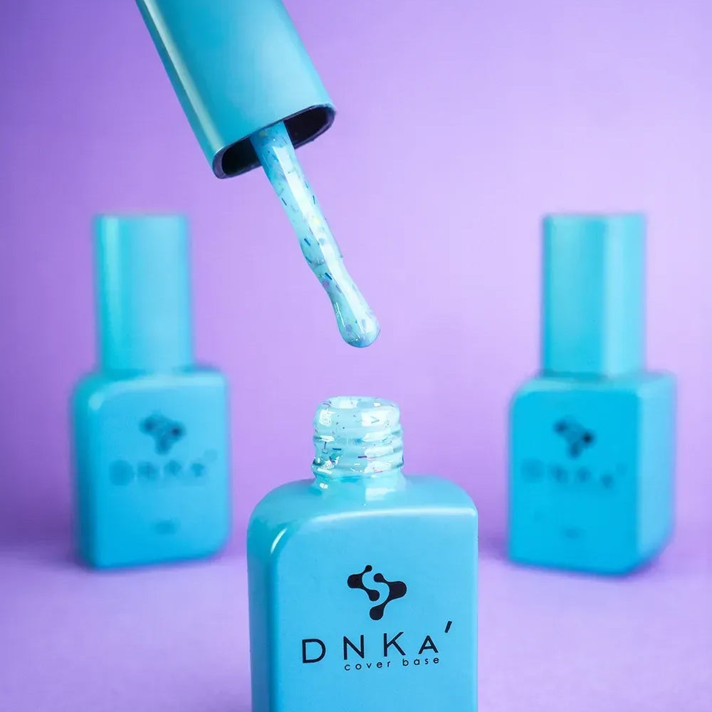 DNKa Cover Base #0058 Chilly applied to natural nails