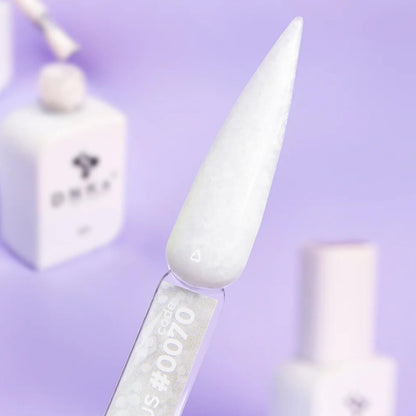 12ml vs 30ml Lotus bottle size comparison, both showing the white confetti-polygon color