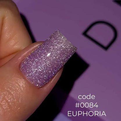 DNKa Cover Base #0084 Euphoria — label close-up, purple shimmer color base