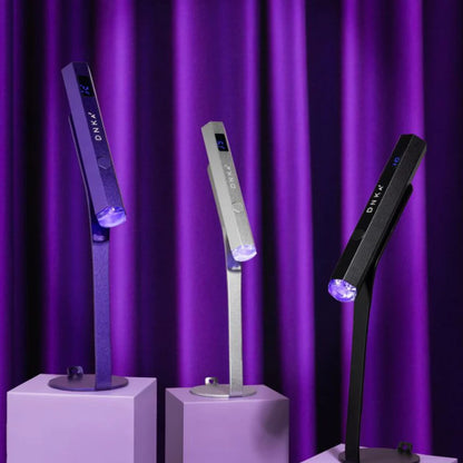 DNKa Lumos Light UV Lamp — purple, full included set laid out