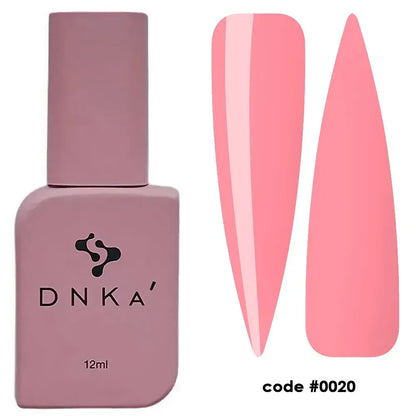 DNKa Fast Gel #0020 Oxford — closed bottle, pastel coral pink