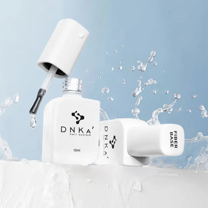  DNKa Fiber Base 12 ml is a professional strengthening base coat 