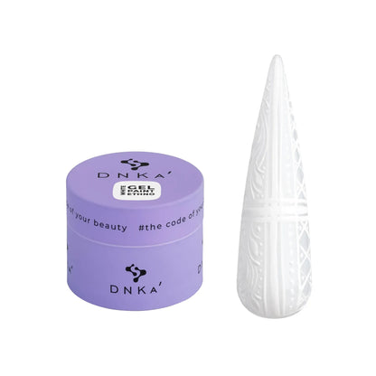 DNKa Gel Paint Ethno White — closed bottle, dense white nail art paint