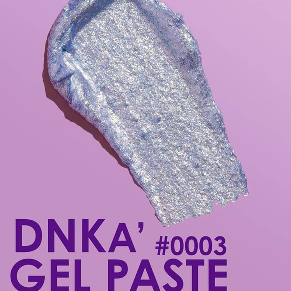 5ml — DNKa Gel Paste #0003 — jar paired with DNKa nail art brushes