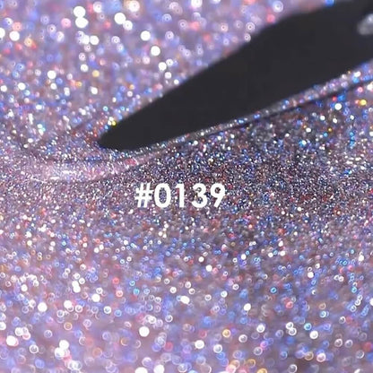 12ml — DNKa Gel Polish Color #0139 Autumn Kiss — label close-up, violet reflective shade