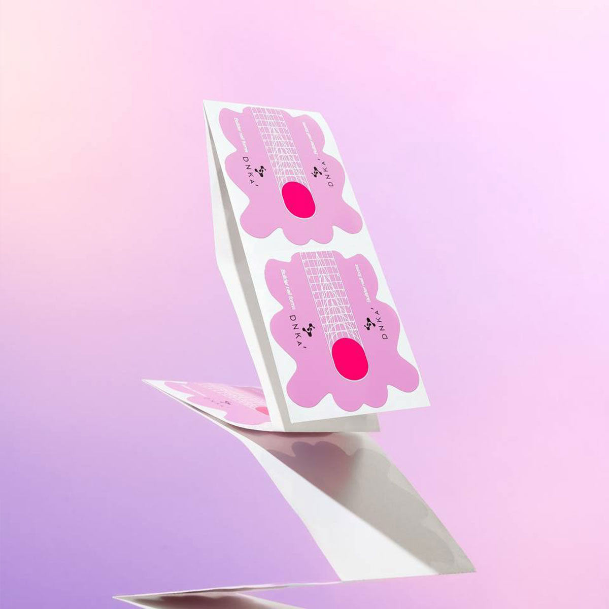 DNKa Paper Builder Nail Forms Long — grid and symmetry line close-up